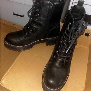 Mix No. 6 Black Moto Boots